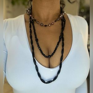Beautiful 3 layered beaded necklace